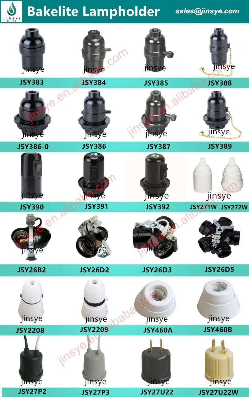 Screw E27/E26 Light Bulb Bakelite Vintage Lamp Holder Base Pendant Socket UK