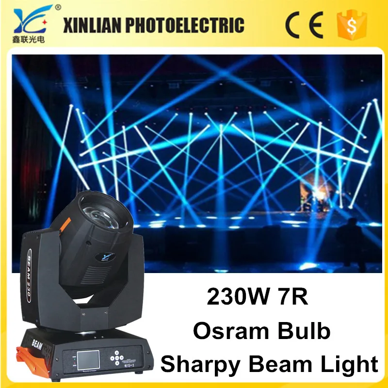 Best-selling Sharpy 230W 7R Beam Moving Head Light Stage Lighting