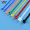 China factory colorful cable tidy reusable self lock nylon cable tie