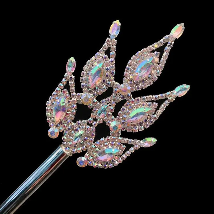Wholesale Ab Stones Wand Pageant Ab Rhinestone Scepter Customize ...