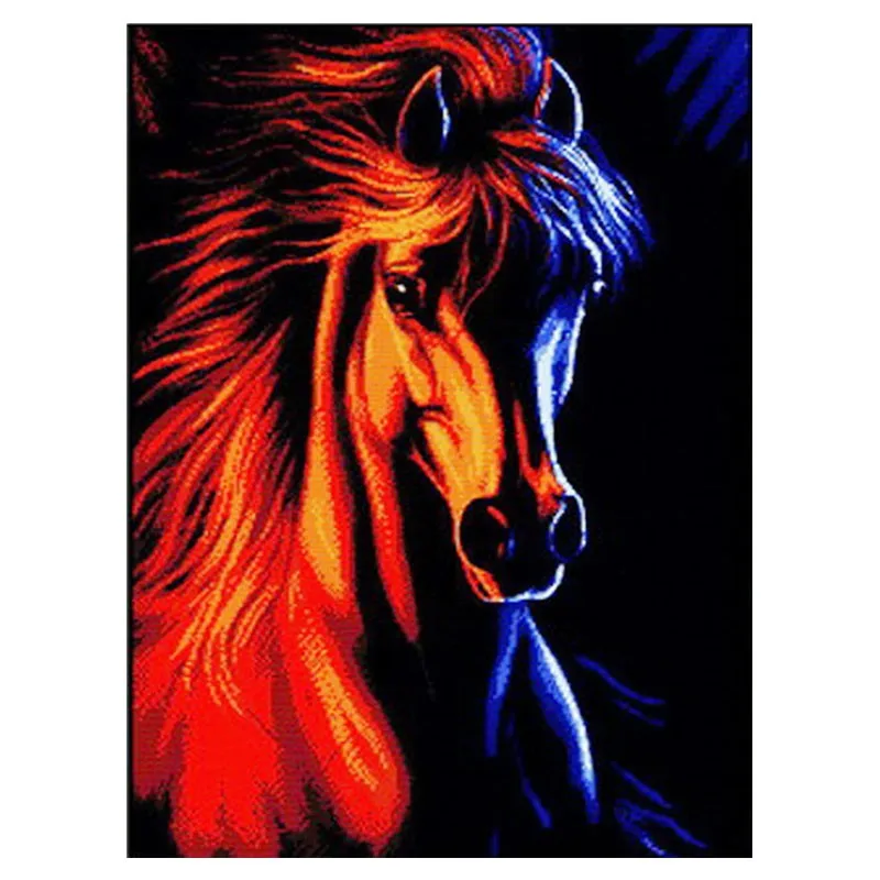 3d馬の写真ダイヤモンド絵画有名な動物の絵抽象的な馬の絵 Buy 3d馬の写真、有名な動物の絵画、抽象馬の絵 Product on 