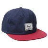Wholesale custom 6 panel snapback plain cap handle Applique sport flat brim cotton knitted hat fold