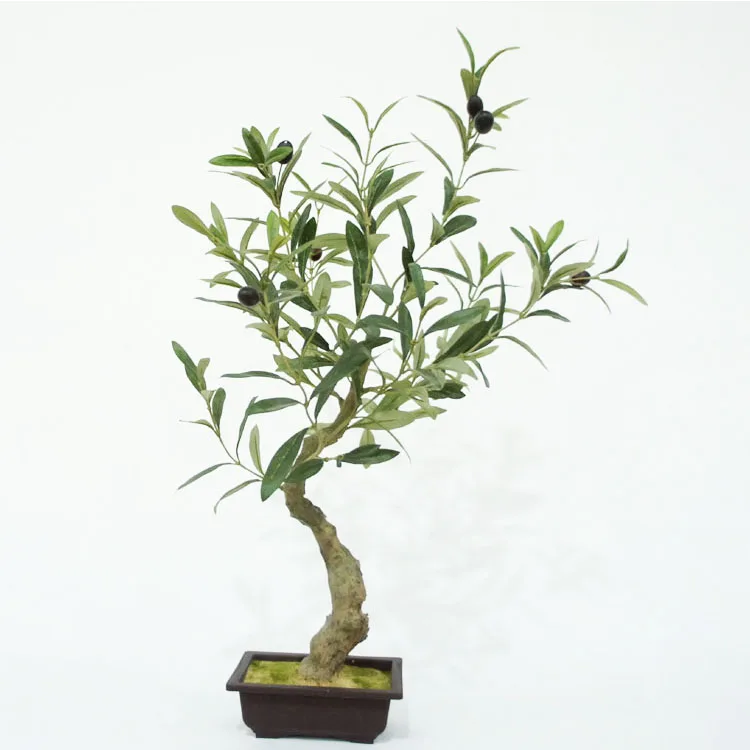 Factory Direct Mini Artificial Olive Potted Home Garden Decoration Fake