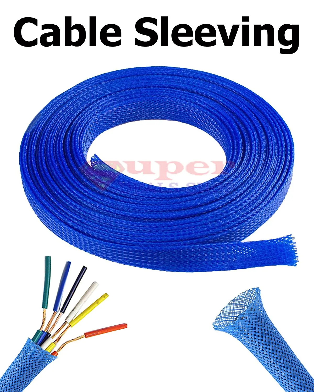 Buy 1/2 Expandable Wire Cable Sleeving Expandable Braided Sleeving