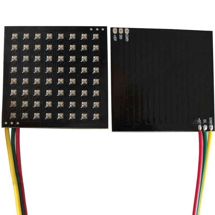 Addressable 1515 Rgb Led Matrix 64leds For Diy Electronic Production ...