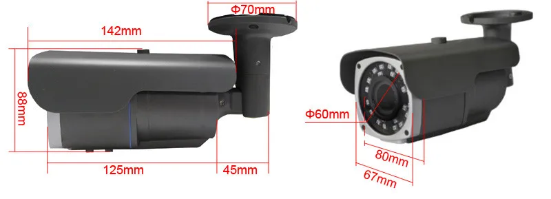 Factory Price 2.0MP Security Night Vision IP Camera Waterproof IP POE IR Bullet Camera