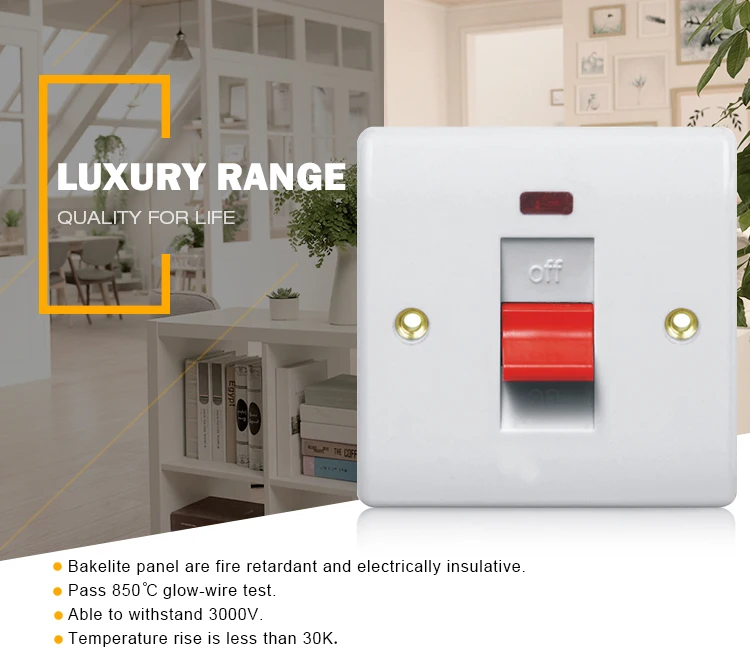 45amp Dp Electrical Cooker Control Unit Wall Switches - Buy 45amp ...