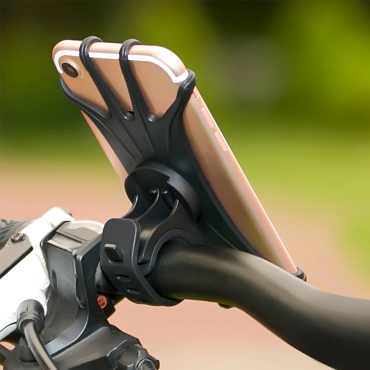 360 Degree Rotate Mountain Bike Handlebar Bike Mobile Phone Mount Holder  Bike mounts Bicycle Phone Holder For Smartphones
