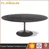 midcentury contemporary Tulip white Marble Oval Shaped Dining Table repro
