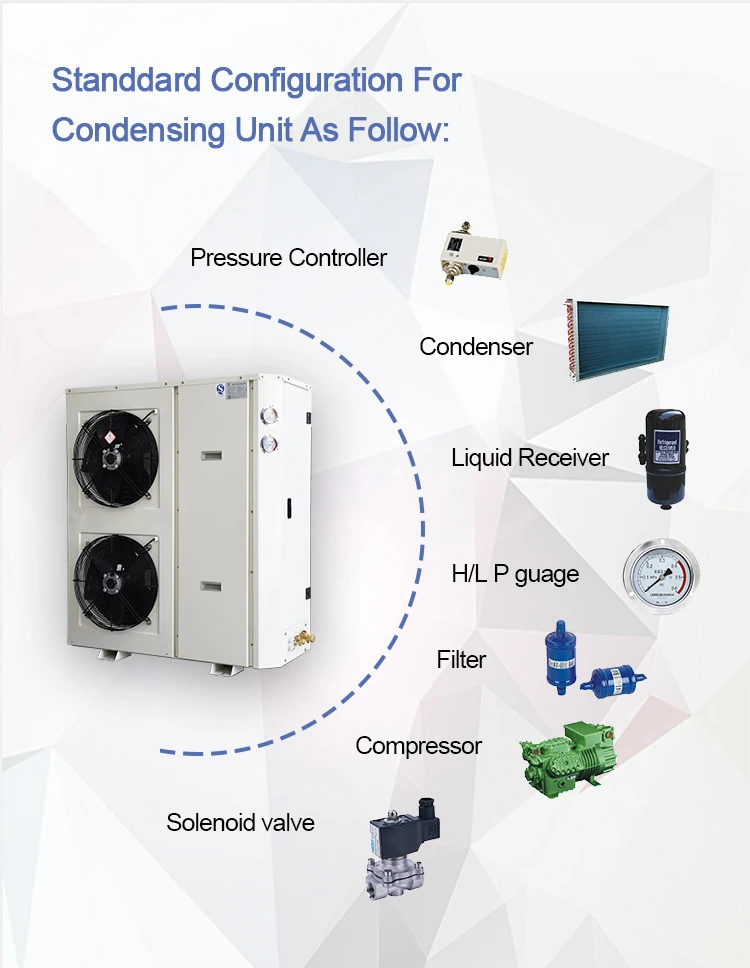 Refrigeration Cooling Equipment Condenser, 220 V, R404A - detail 4