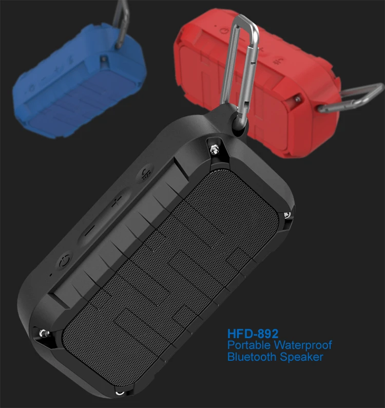 OEM Factory Portable Mini Waterproof Wireless Bluetooth Speaker IPX6 Rated Underwater Speaker - ANKUX.COM