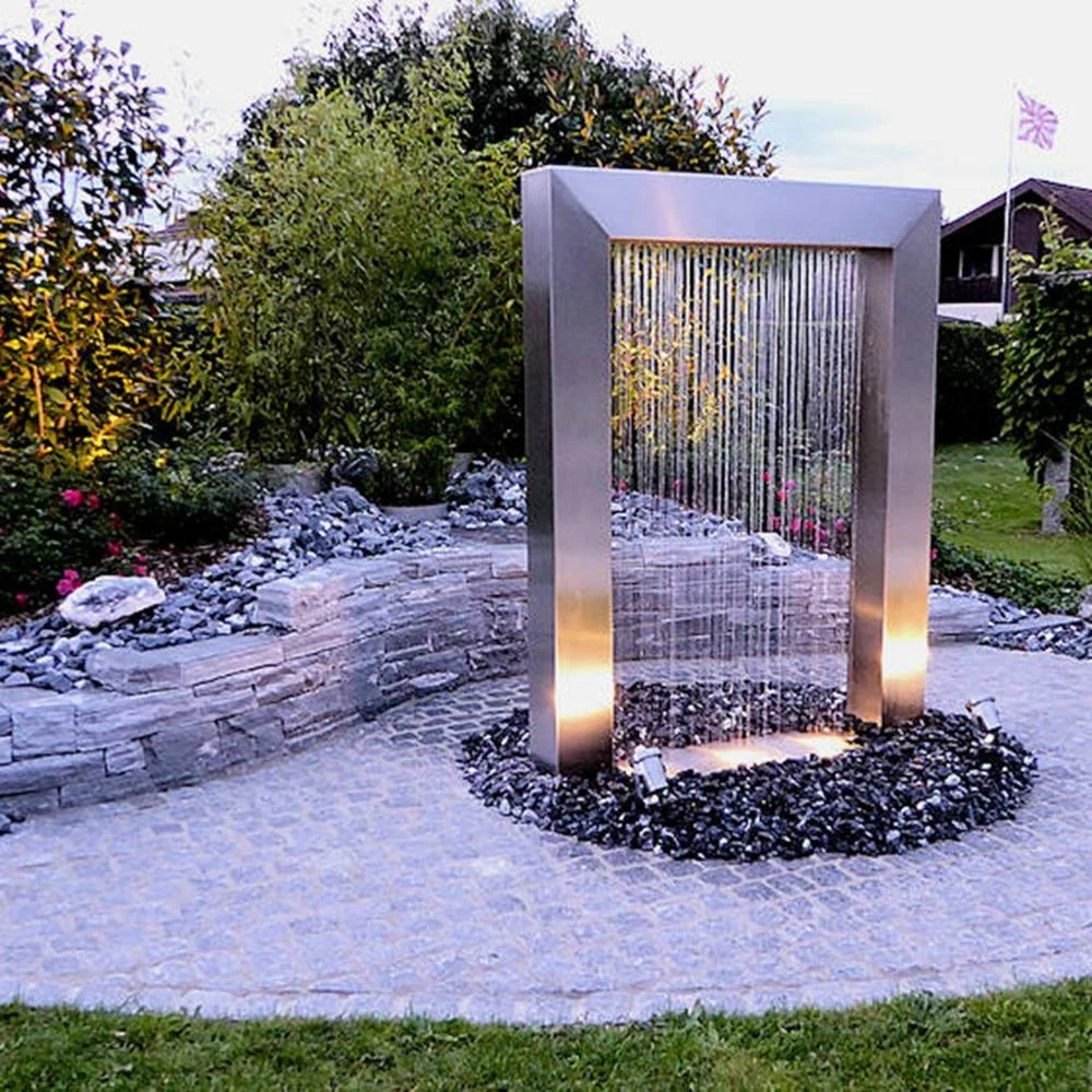 Современный фонтан для сада