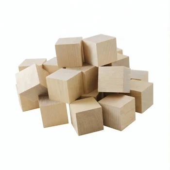 Houten vierkante blokken