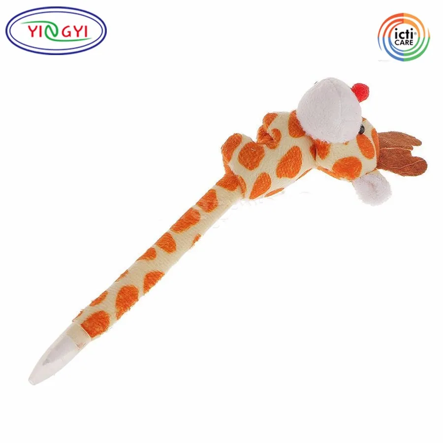 F472 Plush Doll Ballpen Ball Point Pen Cute Cartoon Plush Toys Animal