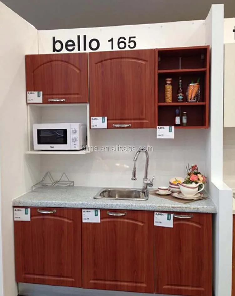 Red Cherry Color Diy Modular Kitchen Cabinet Buy Red Cherry