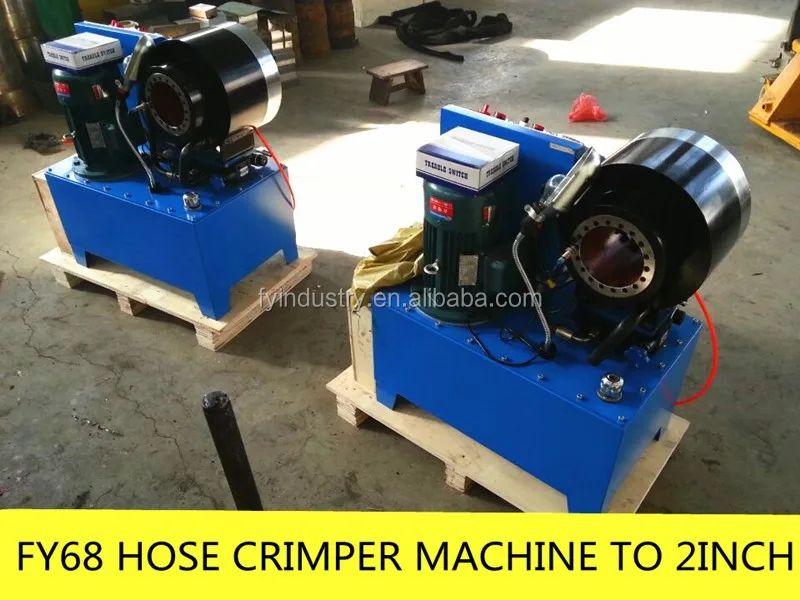 Multifunctional Hose Crimping Machine With 2'' Crimping Range Hydraulic