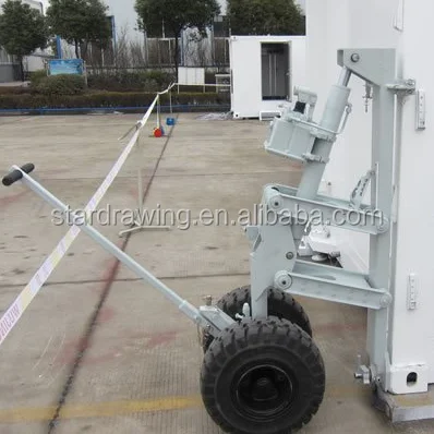 shipping container wheels system