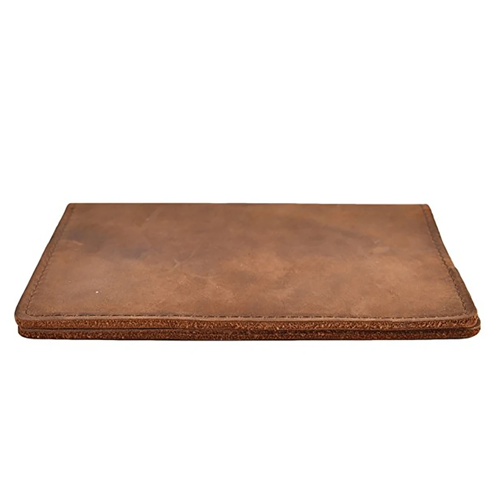 Passport Holder Wallet Cover Passport Case Genuine Crazy Horse Leather 