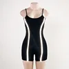 summer Neon color Reflective sleeveless playsuit 2019 fashion Basic black Elastic casual ladies bodysuit Jogging suit Sportswear