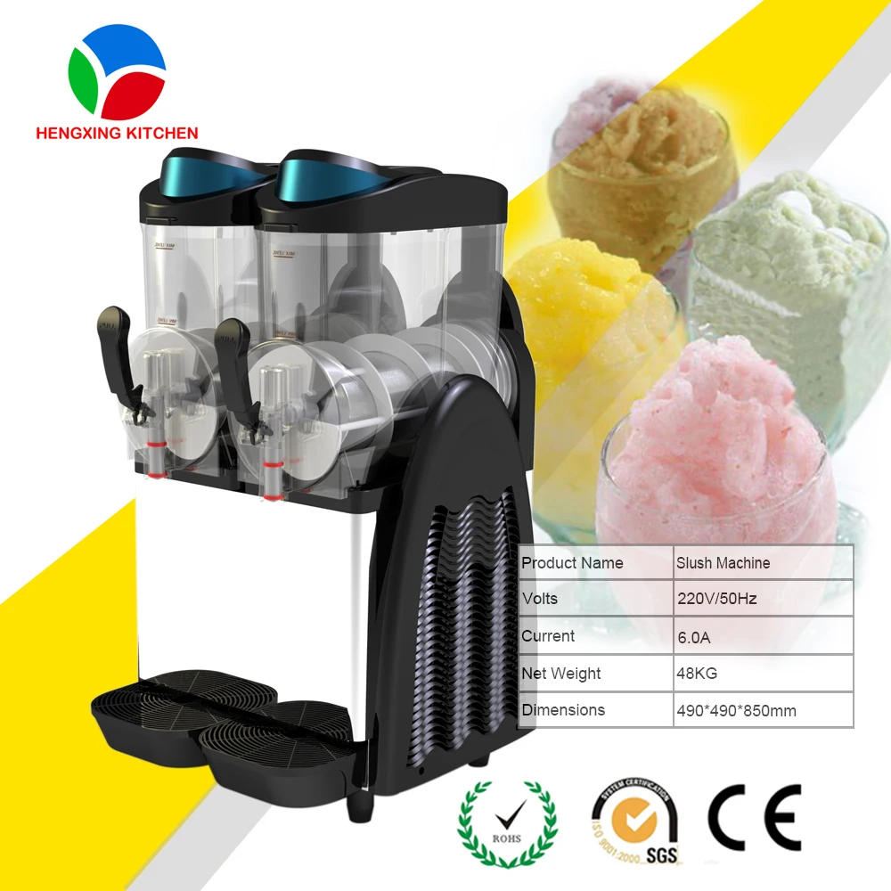 Double Tanks Slush Machine/slush Frozen Drink Machine/used Slush