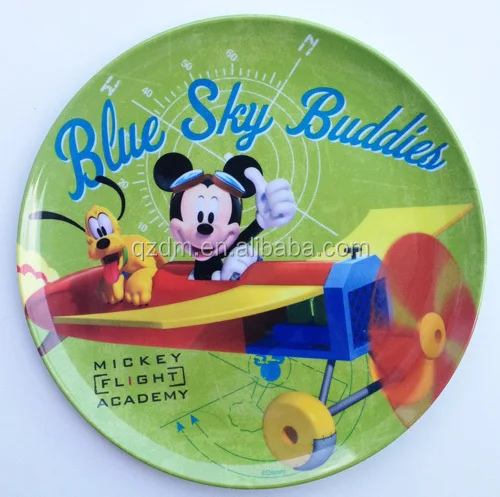 Brand Print Melamine Decorative Plate