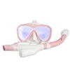 TUO Factory China Diving Mask Equipment Silicon Oval Snorkel Mask And Fins For Swimming Frameless Snorkel Set with camera mount