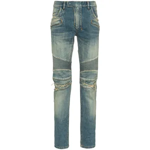 OEM custom new fashion mens biker jeans slim fit stretch denim pants men OEM custom new fashion mens biker jeans slim fit stretch denim pants men