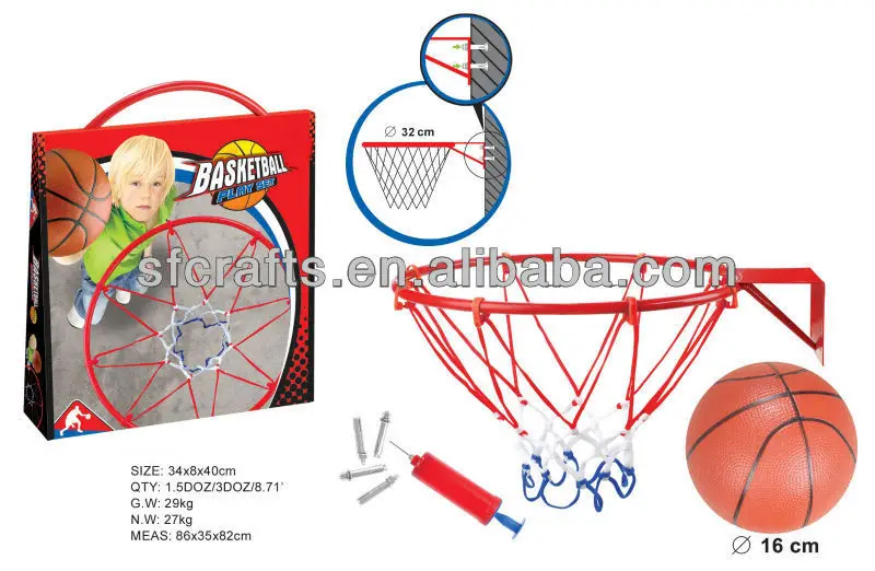 papan basket bola basket bermain set cincin logam 