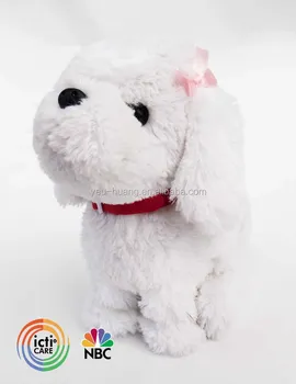 white maltese stuffed animal