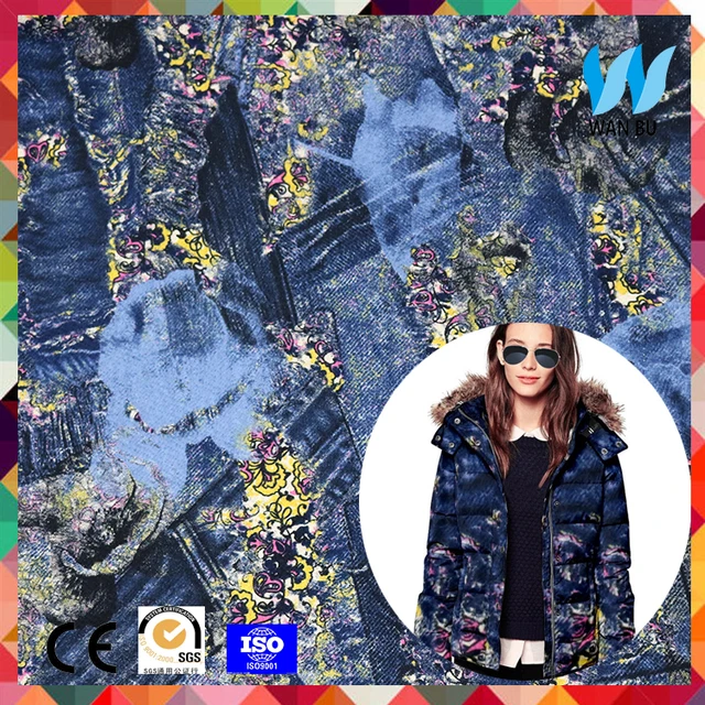 cotton reactive print abstract africian style fabric for coat