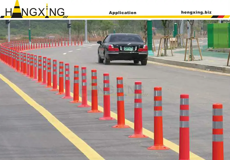 Wb506 Reflective Sticker Plastic Traffic Bollard Buy Plastic Traffic