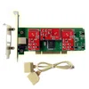 TDM410P Asterisk Digium PCI Card With Low Profile For 2U Computer 1 FXS 3 FXO Card