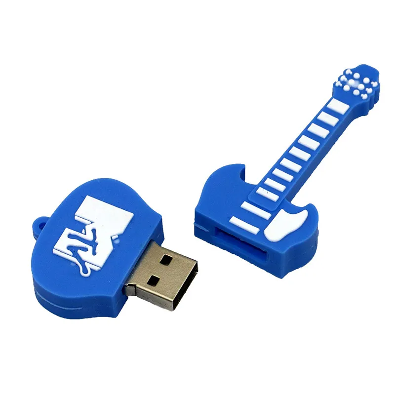 Custom Soft Pvc Usb Flash Drive 8gb Rubber Material Guitar Shape Buy Pvc Usb Flash Drive 8478