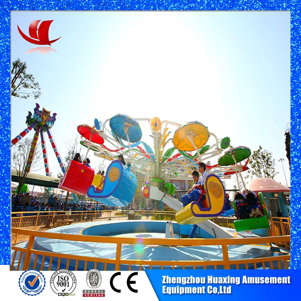 Old Amusement Park Double Flying Rides Paratrooper Rides - Buy