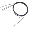 Factory Price Customized 2mm 7x19 Black Powder Coated Galvanized Steel Brake Cable Wire Assembly with Zinc End Fittings