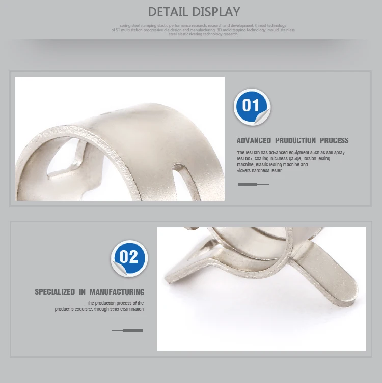  Steel Spring Ring Pipe Clamp