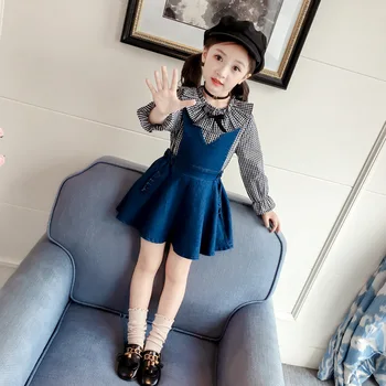 girls jean dress