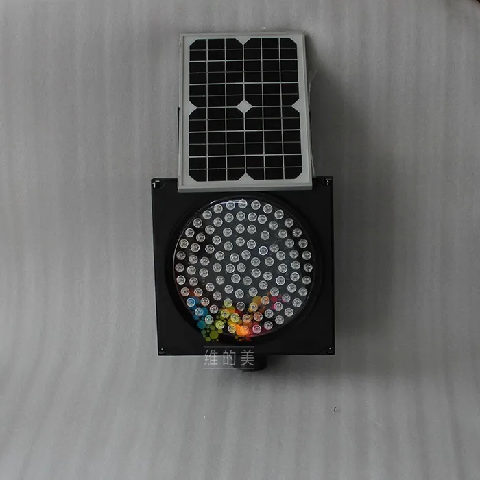 300mm Led Solar Powered Blinking Traffic Warning Light Buy Traffic