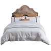 400TC 60*60S 100% Cotton Hotel Luxury Satin Patchwork 4-pcs sheet Bed Sets Flat Sheet / Bed Cover