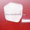 Reusable supermarket Ice Cubes with small plastic sheet logo in it