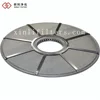 Sintered fiber leaf disk filter polymer spin pack filter