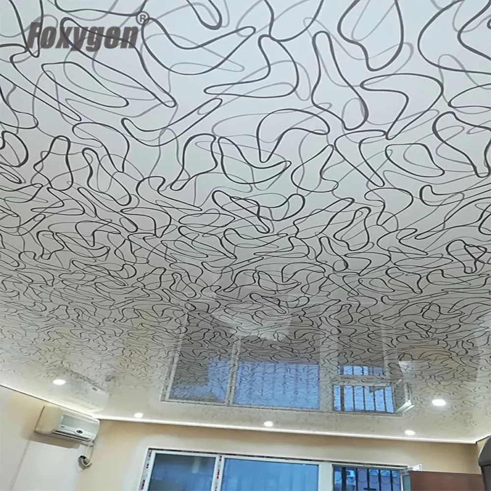 Pvc Stretch Ceiling Film Interior Decoration High Glossy Paint Film For