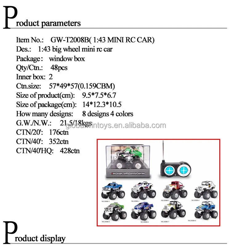 Gwt2008b Mini Rc Car,Remote Radio Control Car Toy,Universal Rc Car