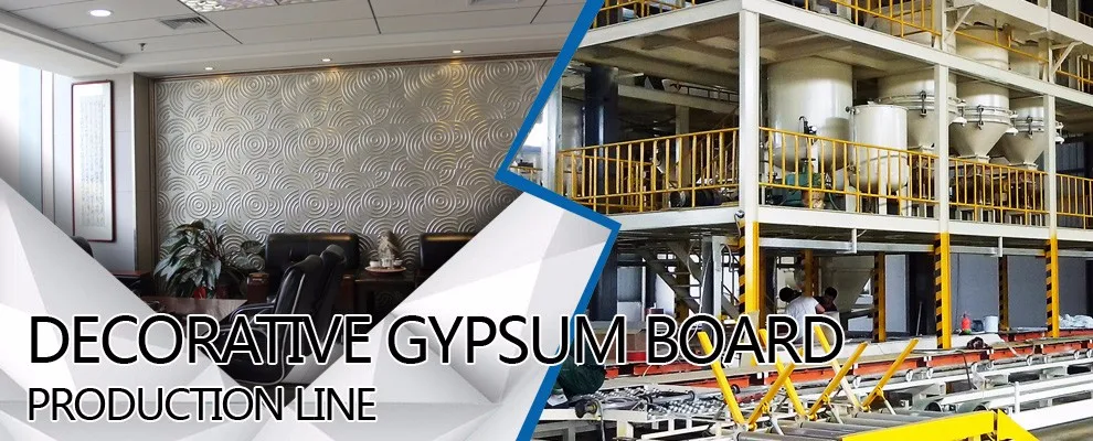 Gypsum board production line