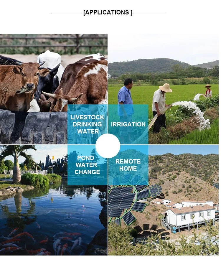 Jatmaker 12v / 24v dc solar submersible water pump agricultural irrigation deep well pump