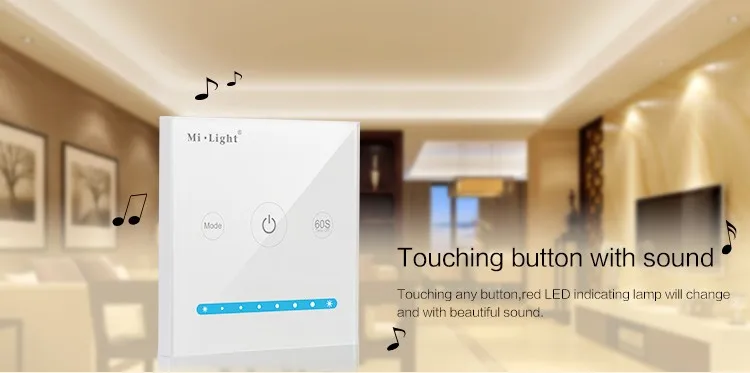 DC12-24V Milight P1 Led Controller Touch Switch Panel Adjust Brightness Led Dimmer Controller