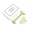 Wholesale Beauty Facial Body Roll Welded Combo 100% Jade Custom Gua Sha Tool Xiuyu Jade Roller and Gua Sha Tools Set