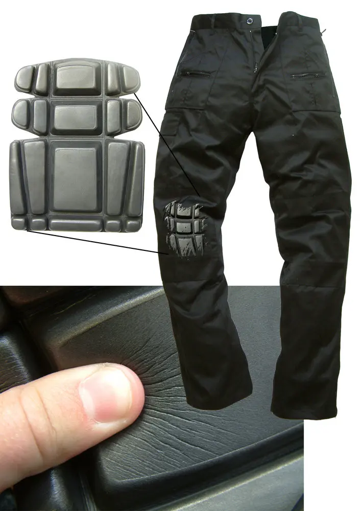 construction pants with knee pads