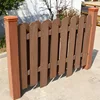 Forest style wood plastic composite outdoor decorative fence panel