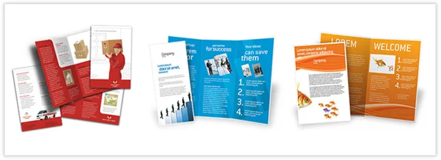 advertising pamphlet design